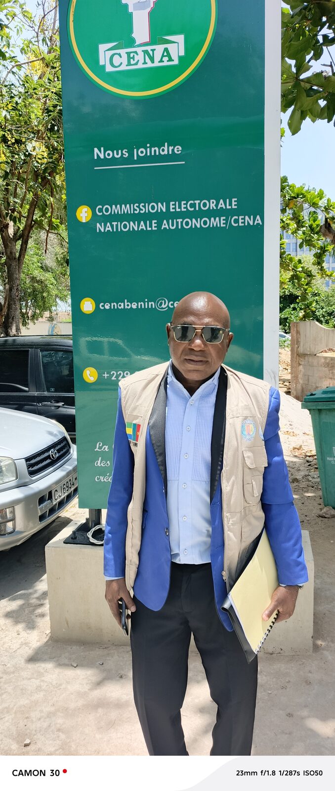 Secção de voto, missão de observação Benin, Ouidah