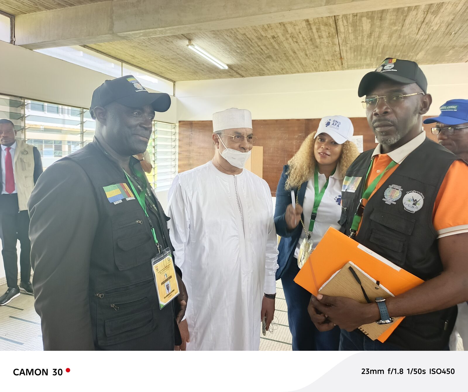 Delegação de observadores internacionais, Costa do Marfim, dia da votação