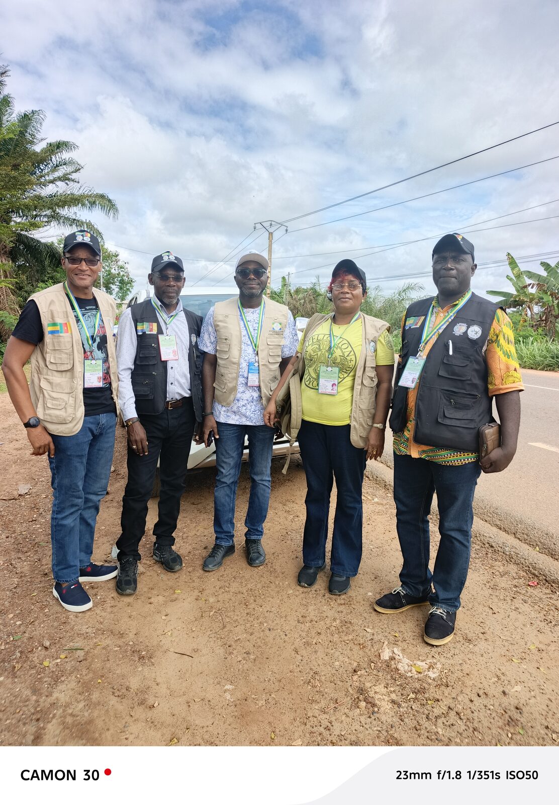 Equipe de observação ASI-ONG/LLDD no terreno, Gabão