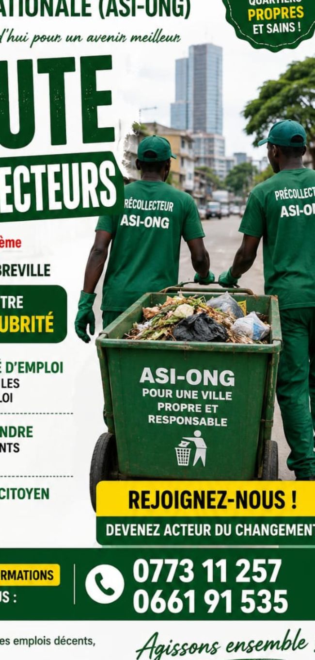 Pré-coletores da ASI-ONG, Libreville