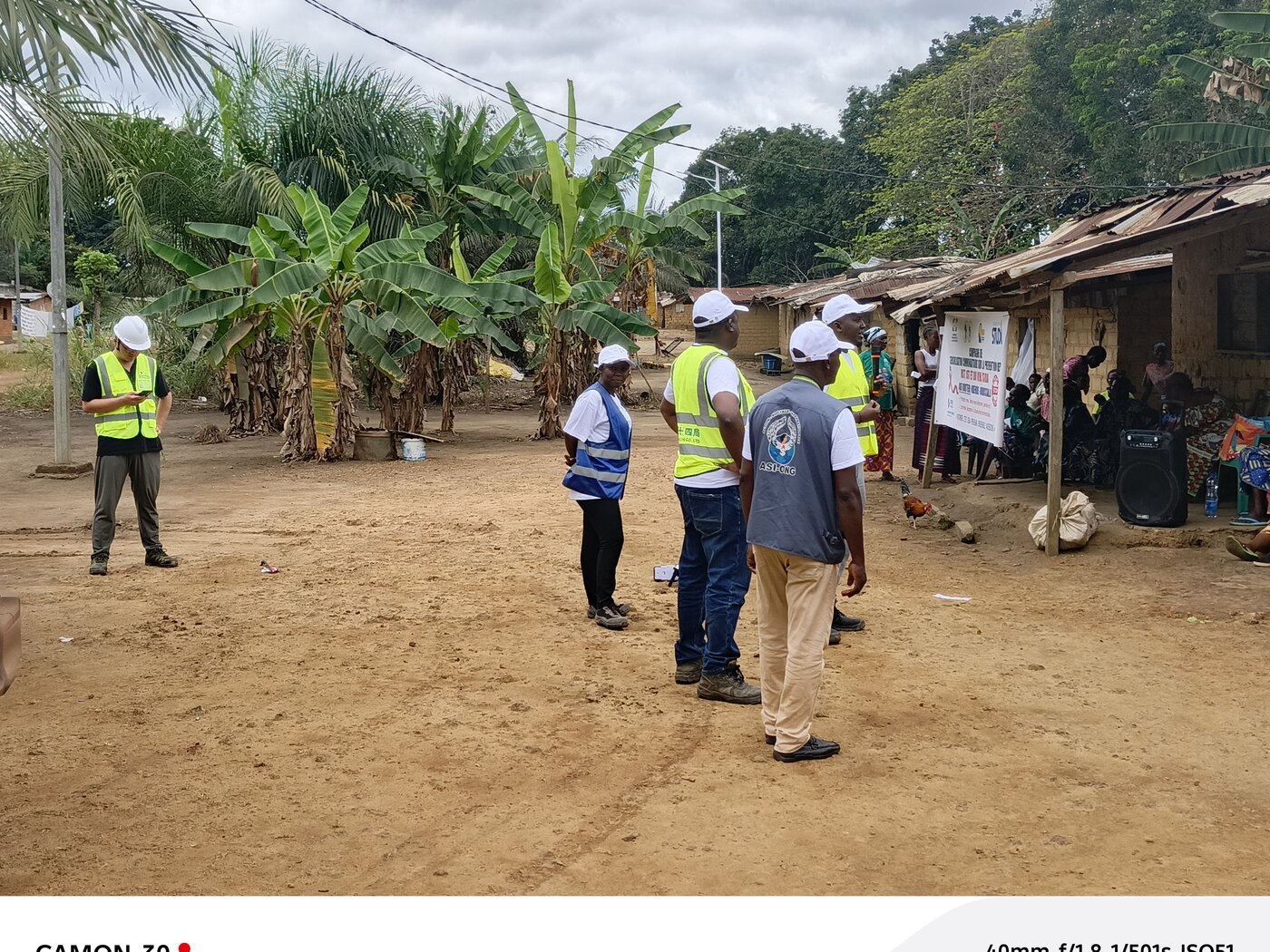Campanha comunitária sobre VIH-SIDA em meio rural, parceria SINOHYDRO